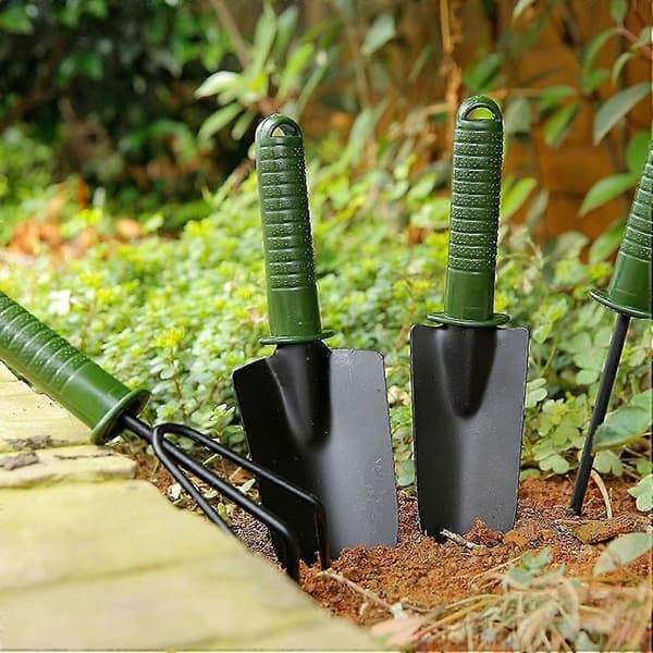 [LCS] Mini hageredskapssett - spade, rive, klo og mer for planter og drivhus