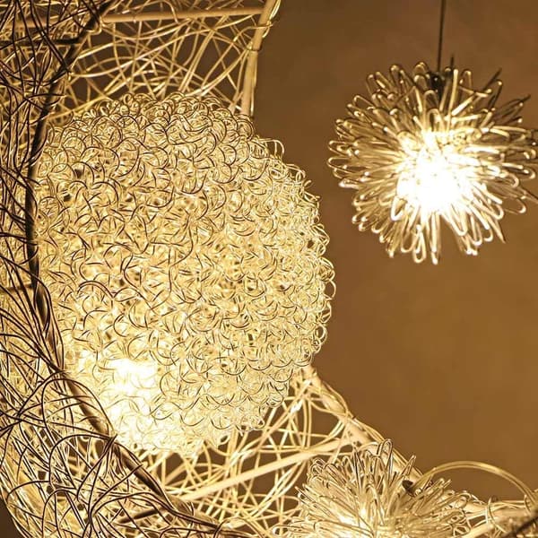 [LCS] LED-taklampa i aluminium för barnrum (varmvit)