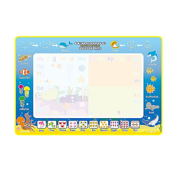 Vatten Doodle Matta Aqua Ritmatta, Stor storlek 120*80cm