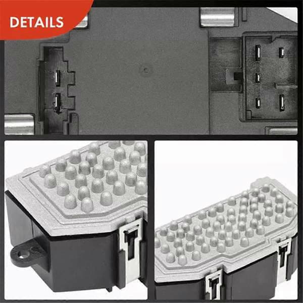 [LCS]Bilvarmer Modstand Blæsermotor 3C0907521F til A3 Q3 Golf Seat HVAC Regulator Modul BlackSilver