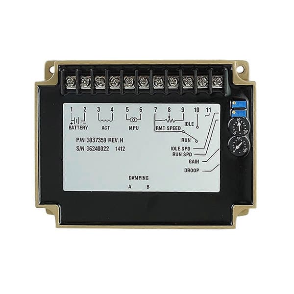 [LCS]3037359 Generator hastighetskontrollenhet Motorregulator for aggregatdeler Generator Black Brown