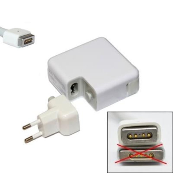 Strömförsörjningsladdare - 85 Watt - För Apple Macbook A1343 - Mags