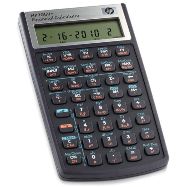HP 10bII Lommeregner