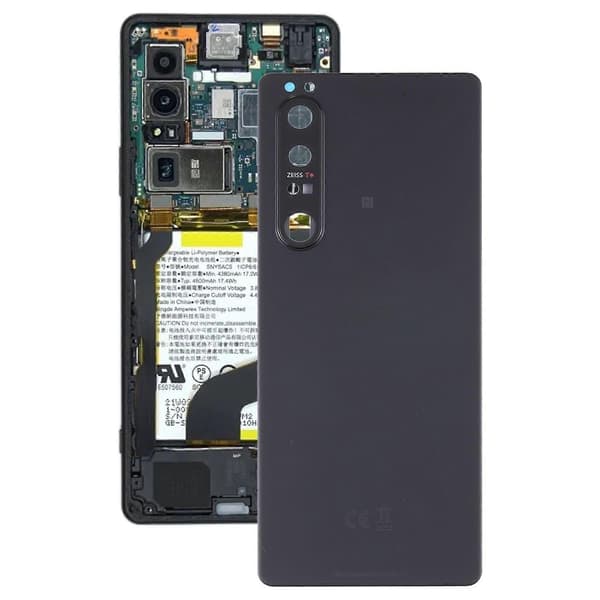 Originalt batterideksel til Sony Xperia 1 III Black