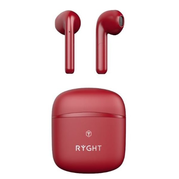 Ryght Ways Red trådlösa Bluetooth hörlurar