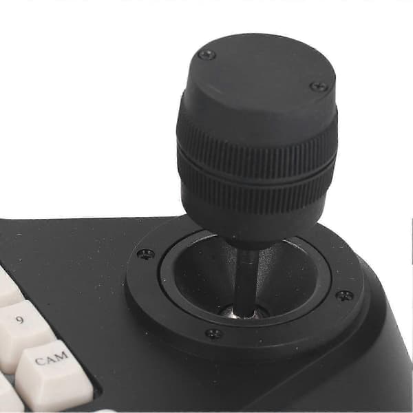 Analog PTZ-tastaturcontroller til koaksiale domekameraer med 2D-joystick, RS485-bus - 100-240V EU-stik