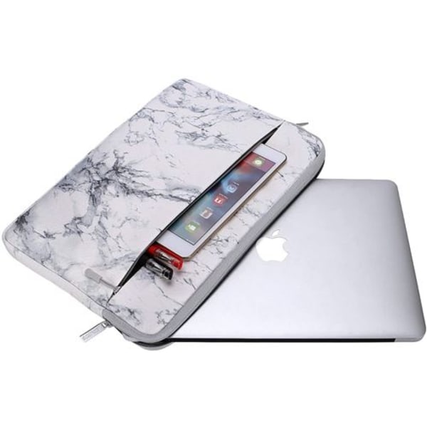 MOSISO Sleeve för MacBook Air och MacBook Pro 13 tums marmor