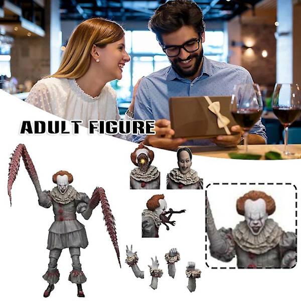 Action Figure Ultimate Pennywise The Dancing Clown Pvc Skrivebordsbil Ornament Bursdagsgave Til Fans