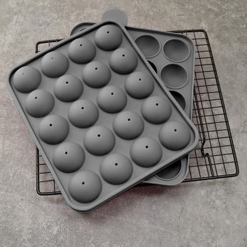 [LCS] Silikoneform til Cakepops med 20 Pinde | Kager og Slikkepinde_qq
