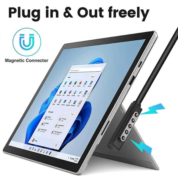 [LCS] Typ C PD-laddningskabel laddare för Microsoft Surface Pro 1/2 surfplatta