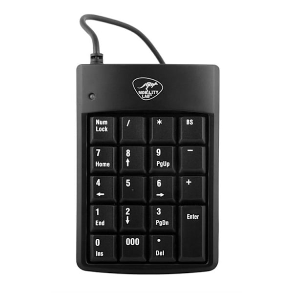 Mobility Lab ML300894 Universell USB Numerisk Tastatur Svart