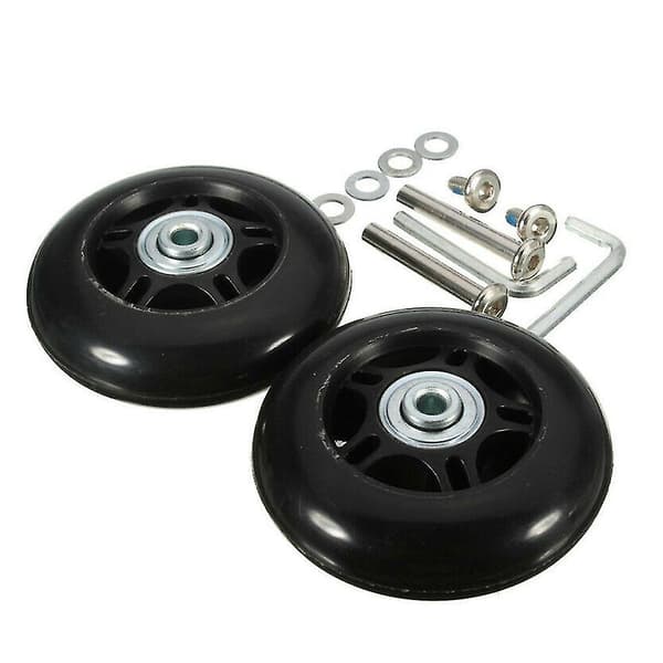 [LCS] 2 stk. bagagekuffert gummihjul lejer udskiftningsreparationssæt 60mm*18mm