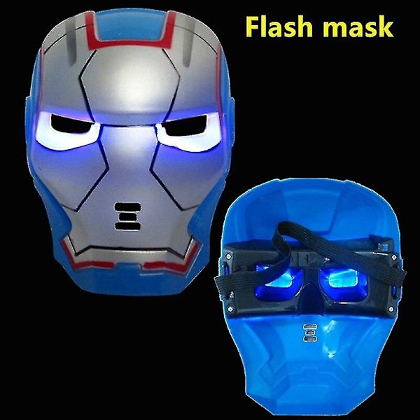 Børne Avengers Superhelt Spiderman Hulk Iron Man Wolverine Cosplay Maske / Halloween Drenge og Piger Fest Tegneserie Maske Gave 6
