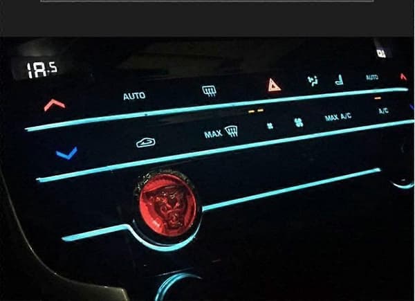 [LCS] Nyckellös bilmotor Start Stopp-knappskydd för Jaguar XF XE XJ E-PACE F-PACE