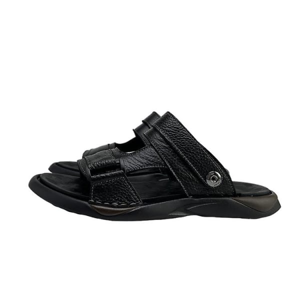 Casual sandaler för män, ventilerande ytterkläder Strandskor med mjuka sulor 42