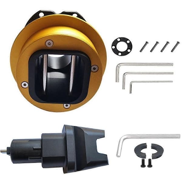 For Simube Qr2 Pro-pakke (Type-C) hurtigutløser for Fanatec ratt-side og Qr2 base-side (Type-C-port)