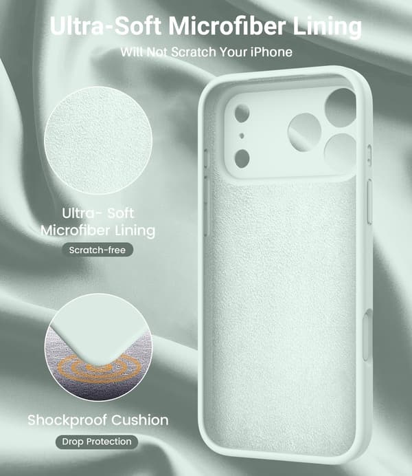 [LCS] Mintgrønt Magsafe-kompatibelt deksel til iPhone 17 Pro Max iPhone 17 Pro Max vert menthe