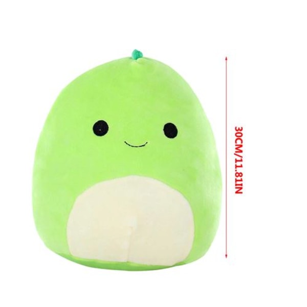 Smiley face liten dinosaurie mjuk leksak 30cm B-Multifärgad