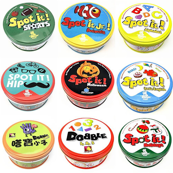 Dobble Kortspel Spot It Observation Hastighet Barn Present Kul T