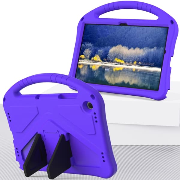 [LCS]Samsung Galaxy Tab A9+ / A11+ EVA Støtsikkert Deksel med Stativ Lila