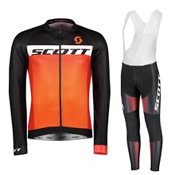 SCOTT 2023 mountainbike herre langærmet dragt cykeltøj åndbart MTB cykeltøj jersey ciclismo cykelsæt 2 L cycling set 2