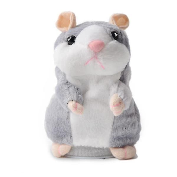 [LCS] Smart Gående, Nickande och Talande Elektrisk Hamsterleksak light brown