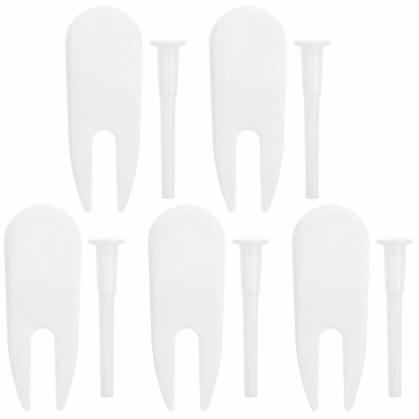 [LCS] Erstatningspropper til træningsbolde med propfjernere - Tilbehørssæt til yogabolde White 6.5X2.5CM