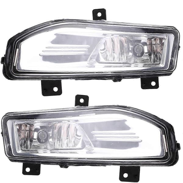 2 stk. tåkelys for J11 2018 2019 2020 halogen frontlykter biltilbehør erstatninger tåkelys montering Black  Transparent