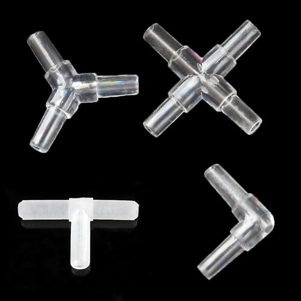 Akvarium fisketank luftpumpe kobling t-formet kobling Straight