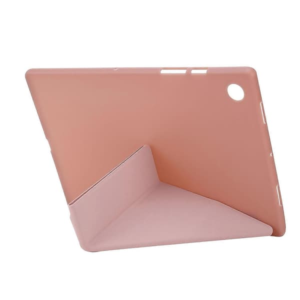 [LCS] Multi-Fold läderfodral för Samsung Galaxy Tab A9+ Rose Gold