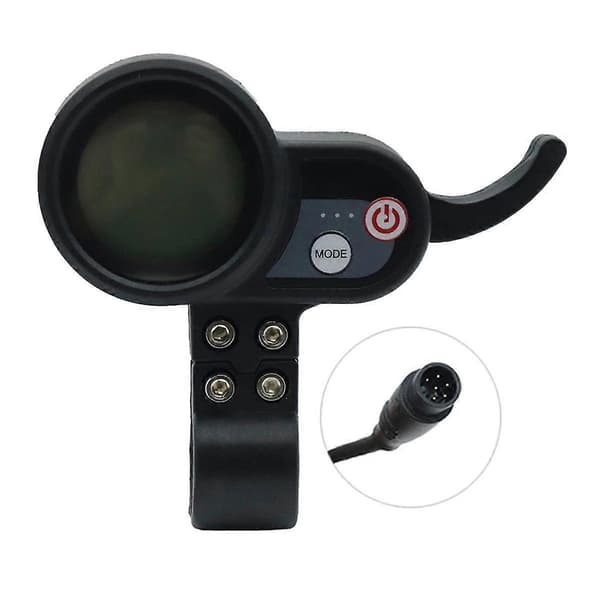 [LCS]36V-60V LCD Display Dashboard 6PIN E Scooter E Bike Meter Elektrisk Scooter Tilbehør til JP Black