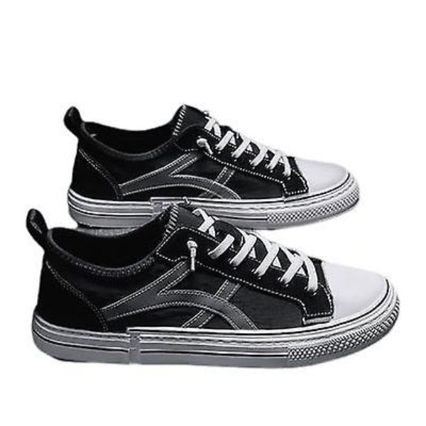 Nye Herre Casual Sneakers Lærredssko Black BL827 40