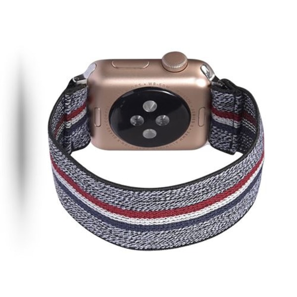 Nylon matchande färger grå/färgad för din Apple Watch