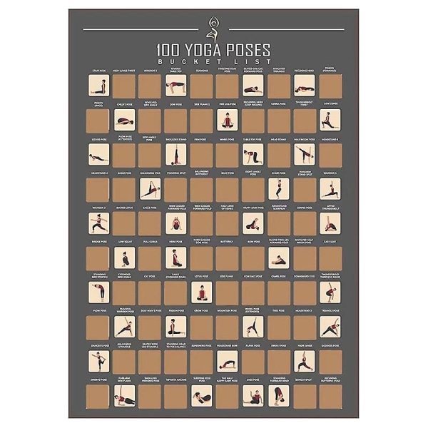 Skraplotta Topp 100 Yoga Meny Positioner Att Lära Sig Bucket List