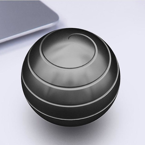 Sfärisk Metallboll Leksak Black 55mm