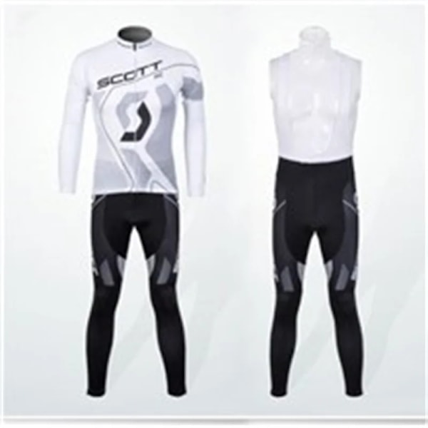 SCOTT 2023 mountainbike herre langærmet dragt cykeltøj åndbart MTB cykeltøj jersey ciclismo cykelsæt 19 XXL cycling set 19
