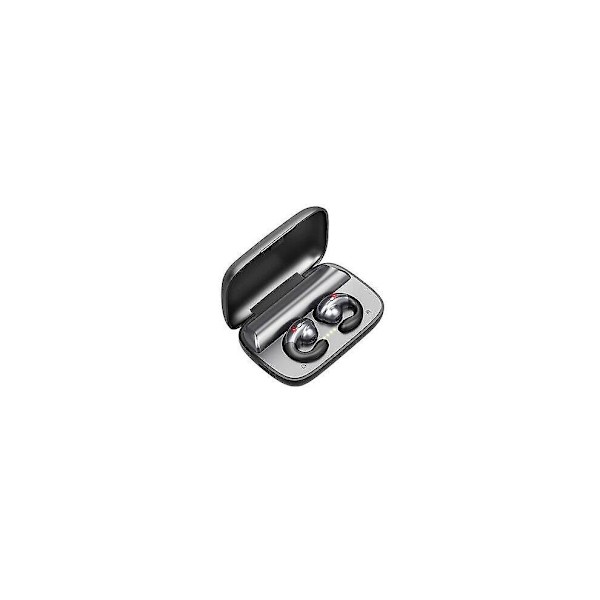 S19 TWS Hængeøre Knogleledning bluetooth 5.0 Sports Håndfri Øretelefon Hovedtelefoner SORT FARVE