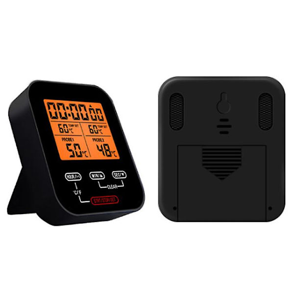 Elektronisk Kötttermometer för Ugn, Grill, Barbecue black