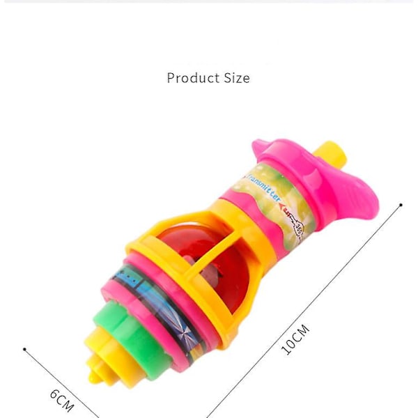 10 st LED Lysande Blinkande UFO Snurror