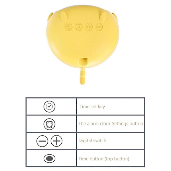 [LCS]Väckarklocka Digital Väckning Temperatur Snooze Timer Klocka Barn