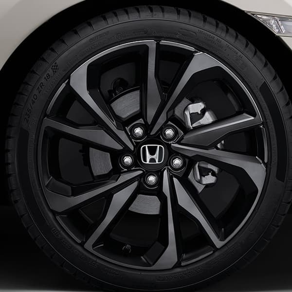 [LCS]4-Pack - Honda Center Caps - Car 75 69mm - Svart