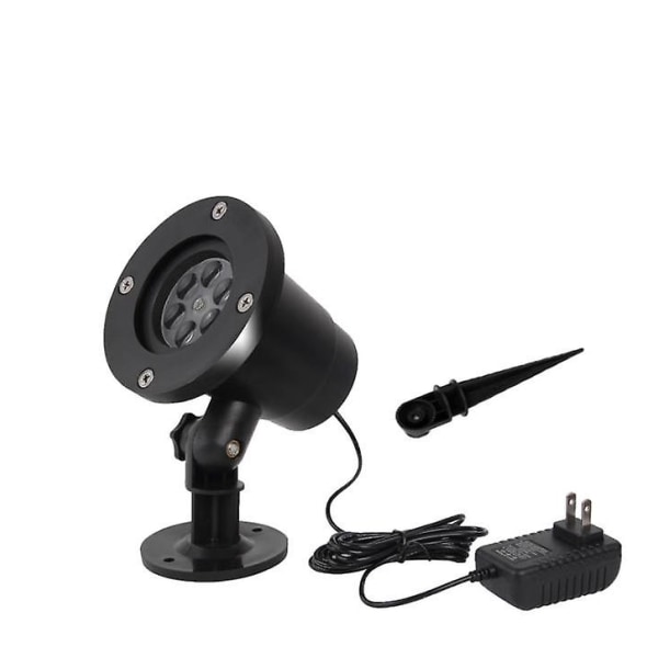 Juleprojektorlys, Xmas LED-projeksjonslampe white Australian standard plug