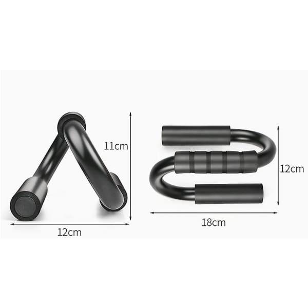 S-formet push-up stativ