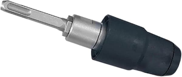 8 1/4 tommers adapter i legert stål for SDS Plus og SDS Max borhammere i svart utførelse, SDS Plus til SDS Max adapter