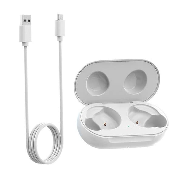 Ladeholder Ladeboks for Samsung Galaxy Buds/+Trådløs Bluetooth-øretelefon White