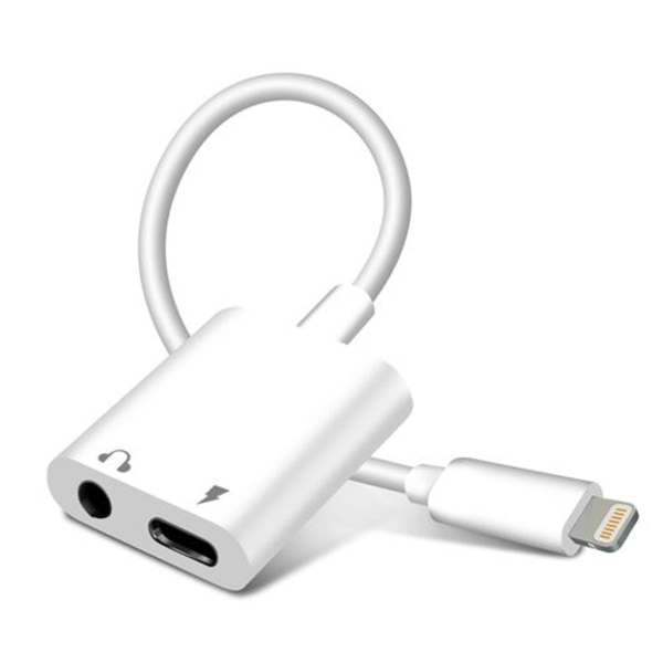 Audio / Laddningsadapter Lightning till Lightning och Jack 3,5 mm F