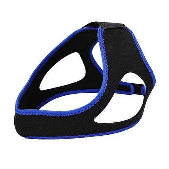 Anti-snorke hakestropp Justerbar søvnstopper Kjevestropp Effektiv hakestropp for menn blue