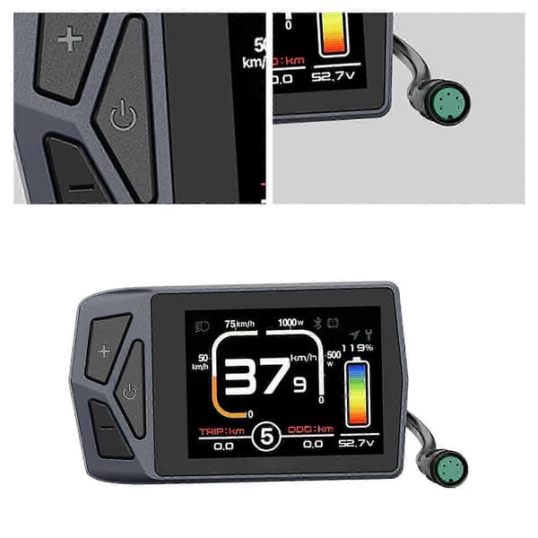 Bafang Display Ebike EKD01 UART Protokol 5PIN Hun Kontrolpanel Mid Drivesc 26s