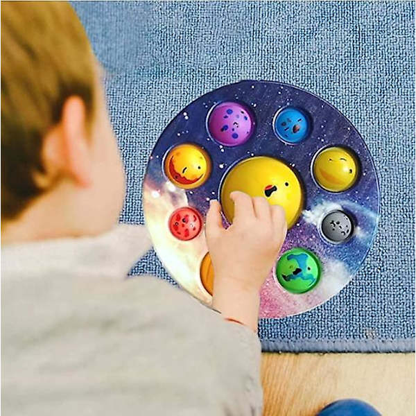 Åtta Planeter Push Pop Pop Bubble Fidget Leksaker type3