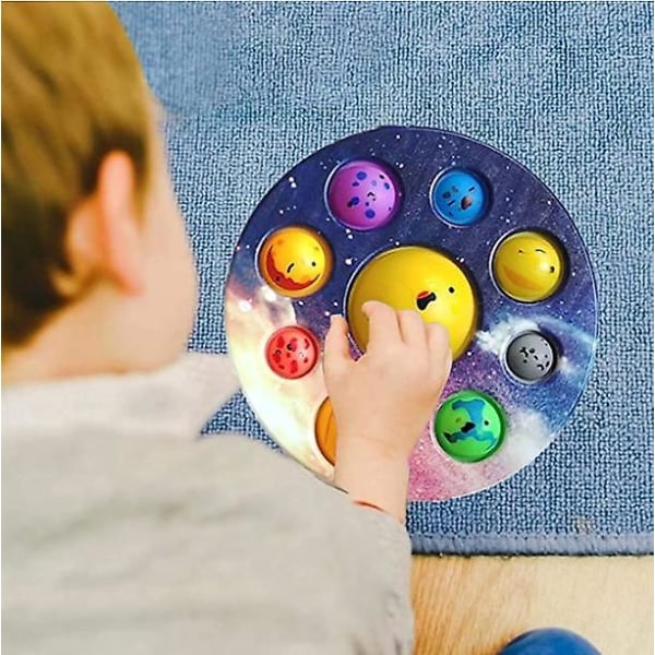 Otte Planeter Push Pop Pop Boble Fidget Legetøj type3